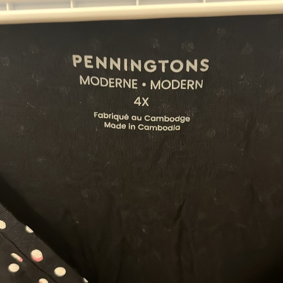 Polka dot high low tunic short - Picture 2 of 5